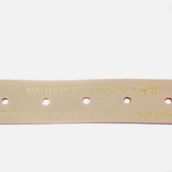 MATTHEW WILLIAMSON FOR H&M Pink Belt - Picture 11 of 11